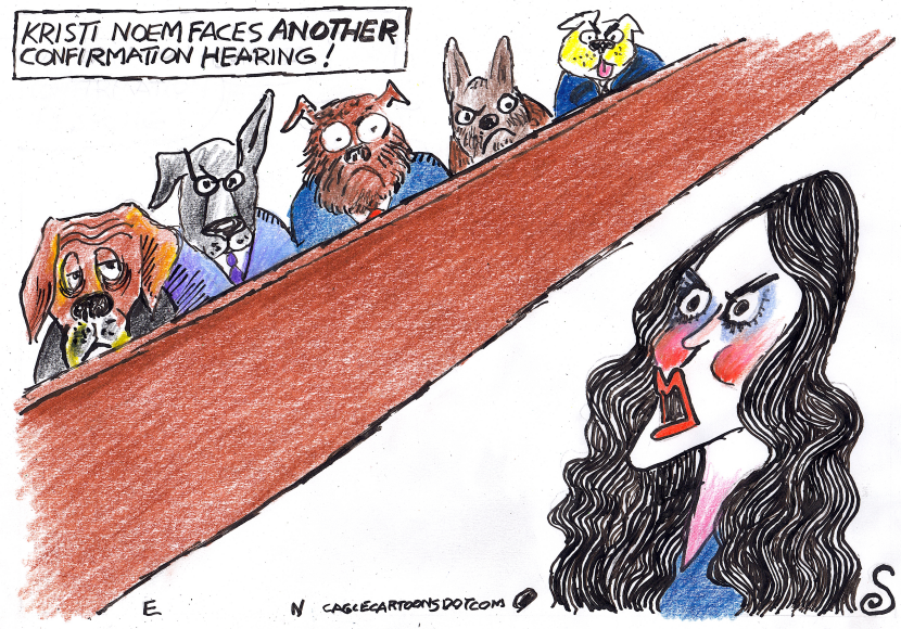 PANEL OF DOGS QUESTION KRISTI NOEM