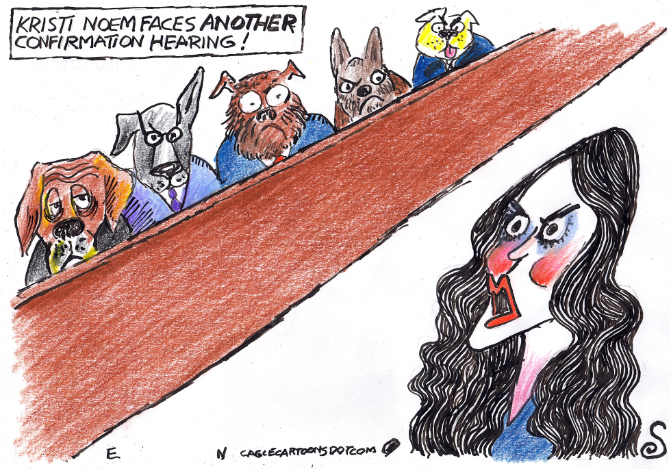 PANEL OF DOGS QUESTION KRISTI NOEM