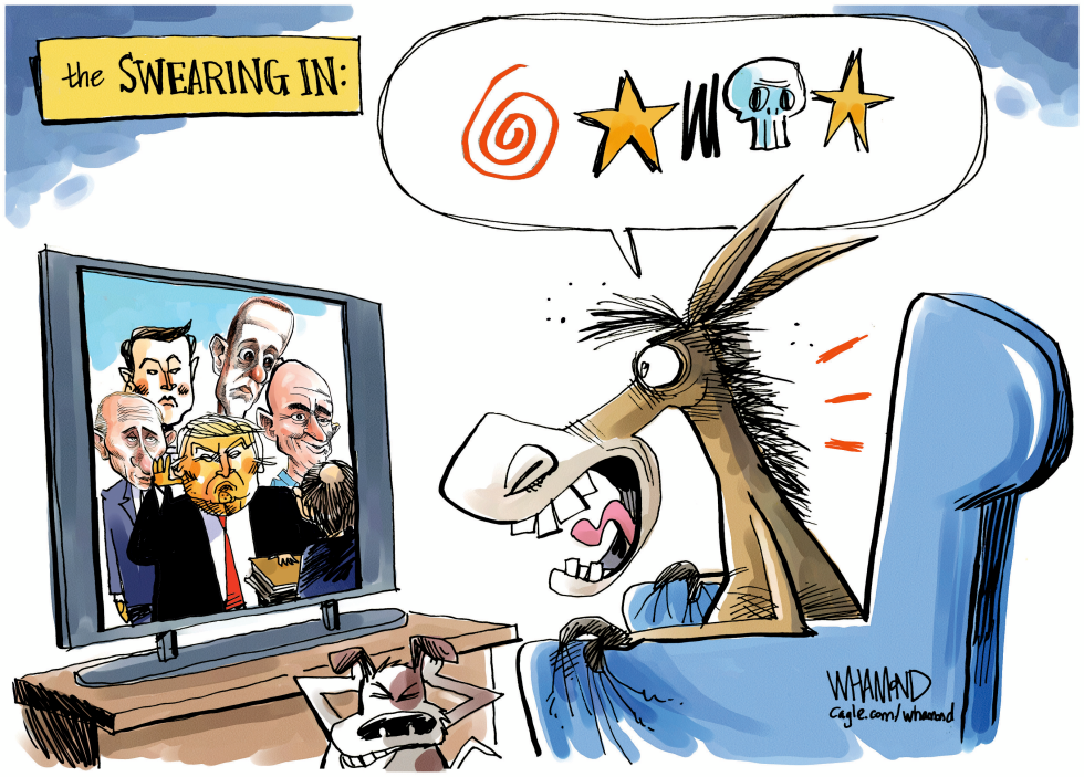 #2 THE SWEARING IN by Dave Whamond