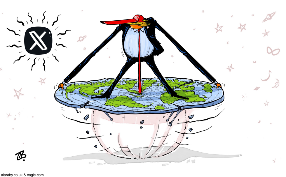 Trump Imperialism Flat Earth Panama Mexico MAGA
