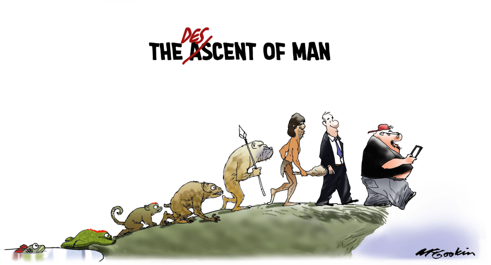 THE DESCENT OF MAN