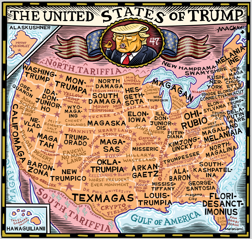Gulf Of America Cartoons - Changes Coming After Trump Renamed Gulf Of Mexico