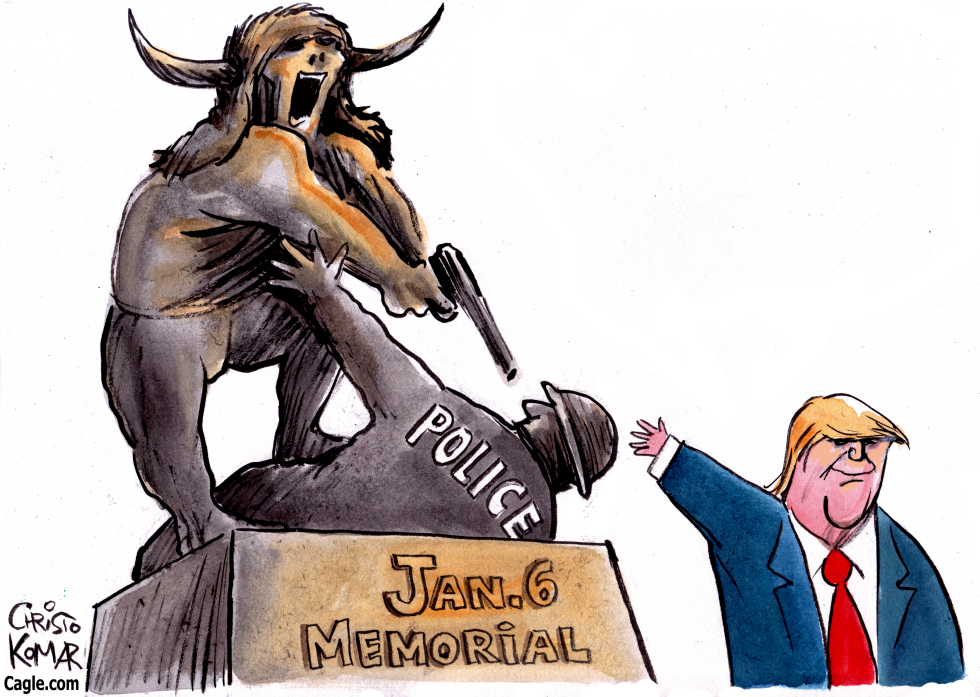 Trump unveiling ceremony of Jan. 6 memorial