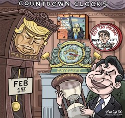 CANADA'S COUNTDOWN TO TARIFFS, TAXES, ELECTIONS  by Graeme MacKay