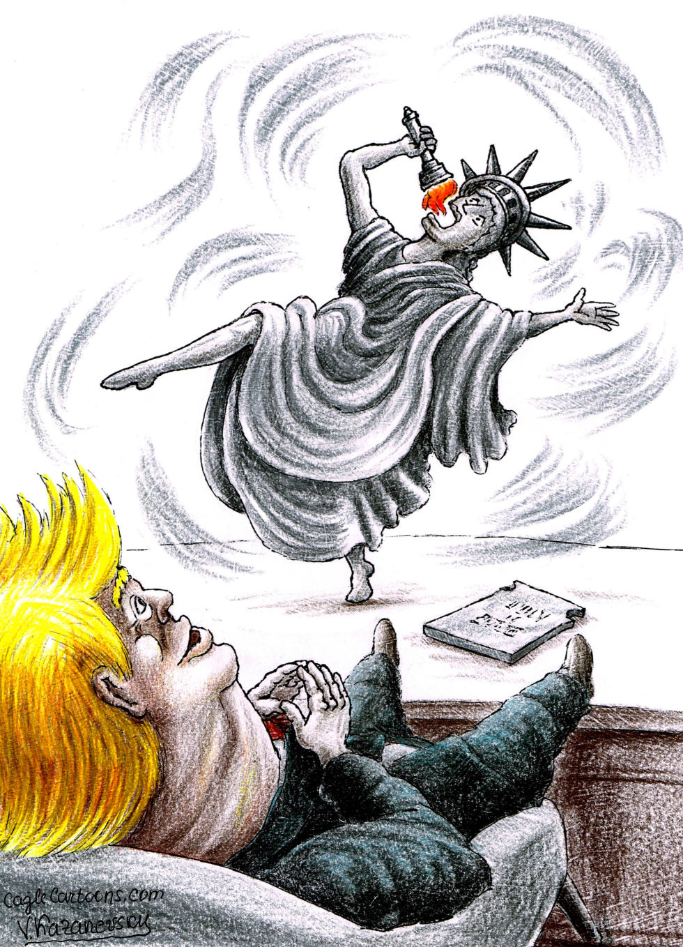 Dancing Statue of Liberty