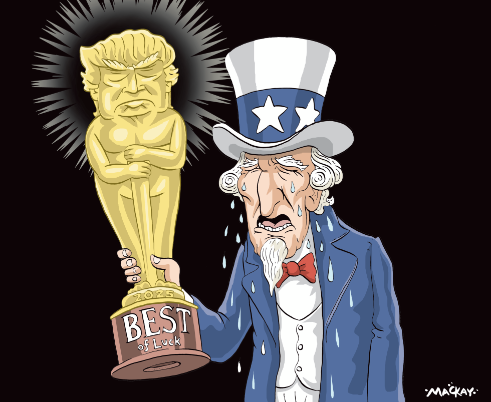 Uncle Sam receives Best of Luck Oscar