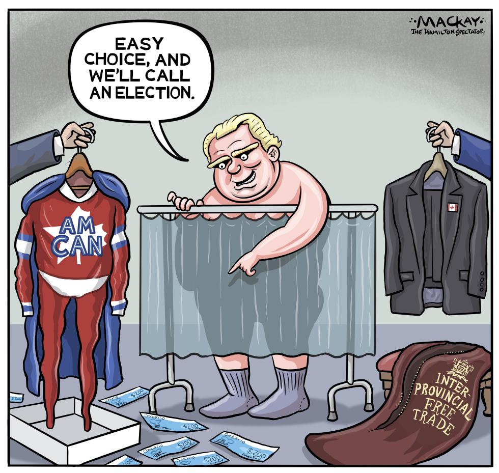 ONTARIO's Doug Ford picks superhero costume