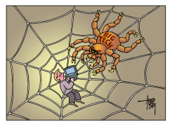 BIGTECH SPIDER by Arend van Dam