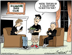 AMERICAN BUYING TIK TOK by Bob Englehart