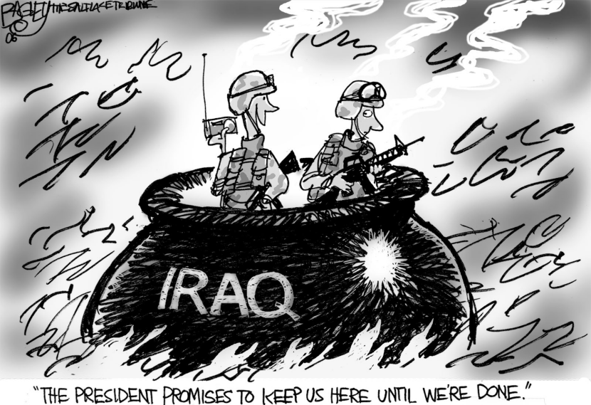 Well Done in Iraq bw