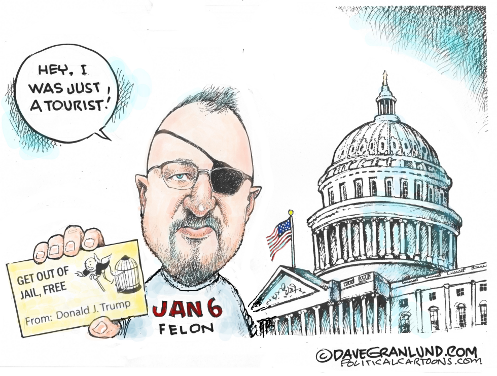 Jan 6 Felon back at Capitol