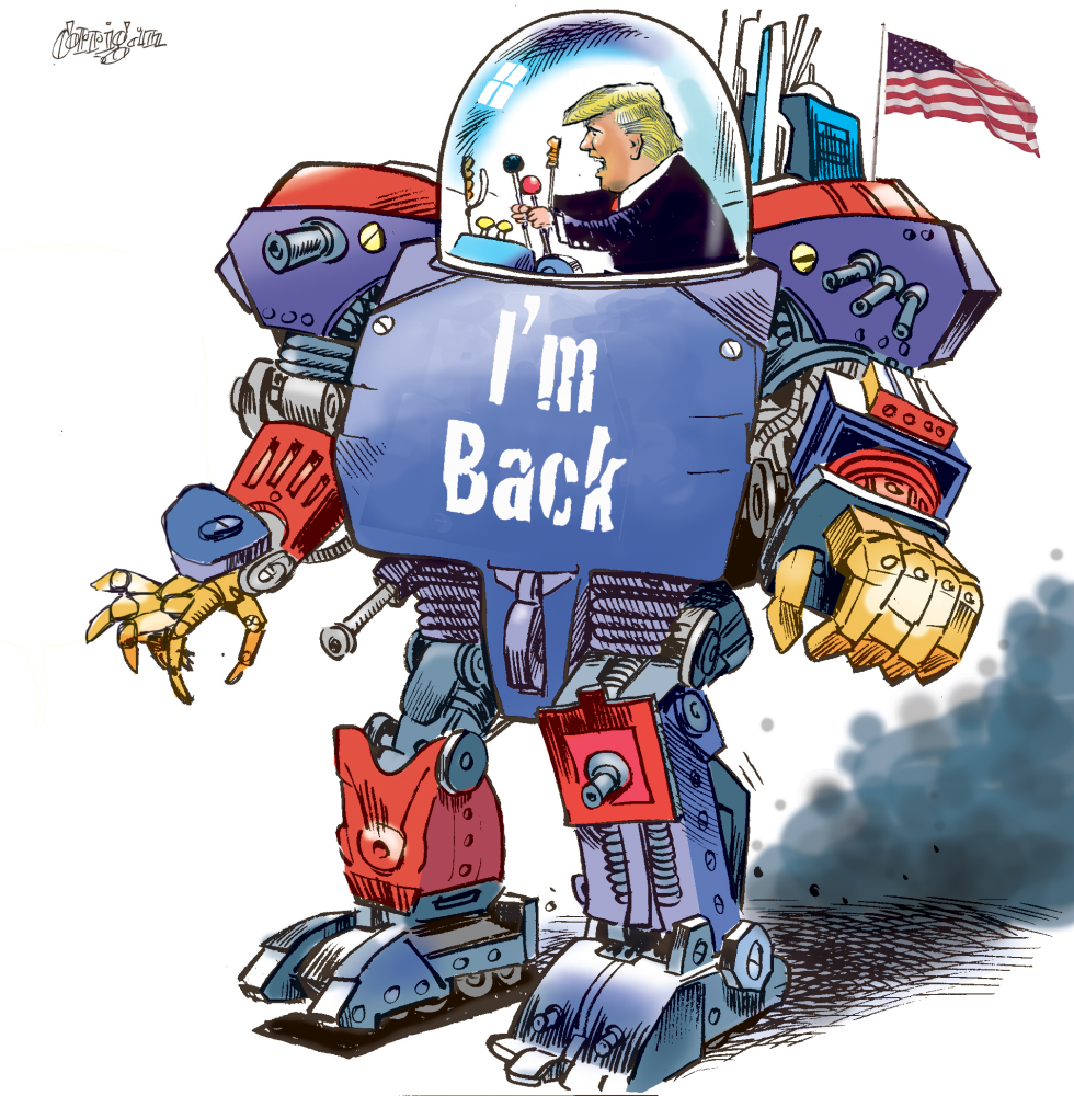 Trump is back in power