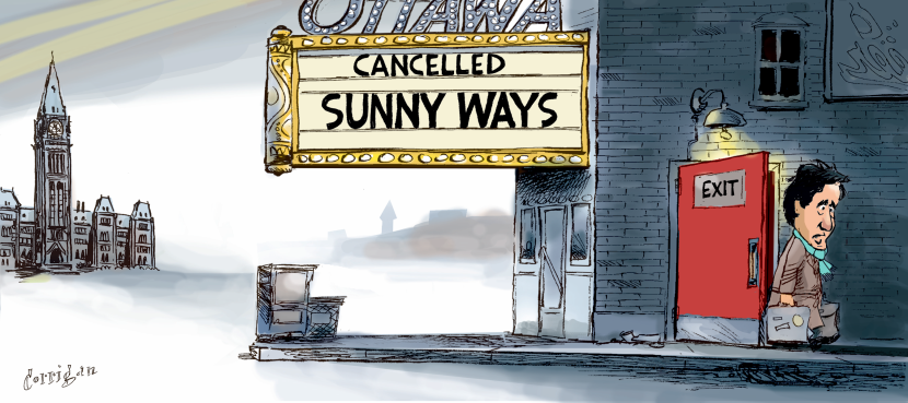 Trudeau leaves office