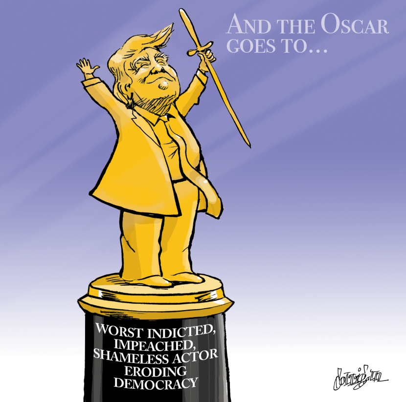 Trump wins an oscar
