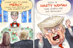 TRUMP SLAMS BISHOP BUDDE FOR MERCY SERMON by Ed Wexler
