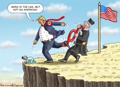 NOT AN AMERICAN by Marian Kamensky