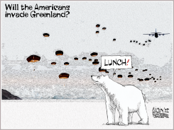 INVADE GREENLAND by Terry Mosher