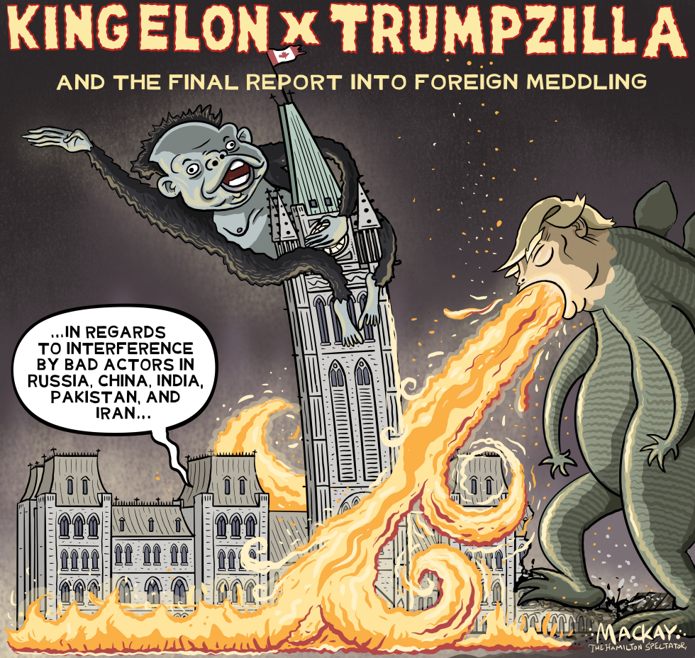 Canada: Foreign Meddling Monsters Musk and Trump