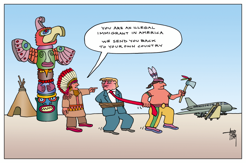 illegal immigrant Trump