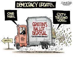 NORTH CAROLINA JEFFERSON GRIFFIN TRASHES THE VOTE by John Cole