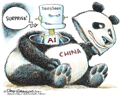 CHINA AI DEEP SEEK by Dave Granlund