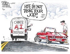CHINA'S AI PASSES USA AI by John Darkow