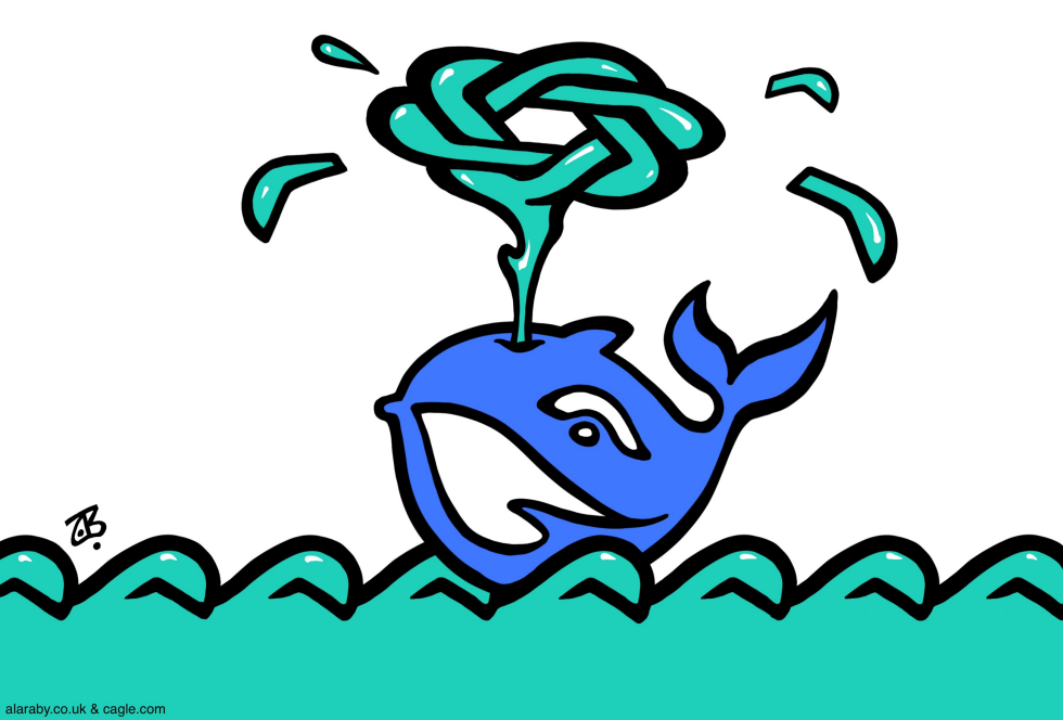 AI DeepSeek ChatGPT whale China Sea META