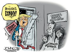 DONALD TRUMP AND IMMIGRATION CRACKDOWN by John Cole