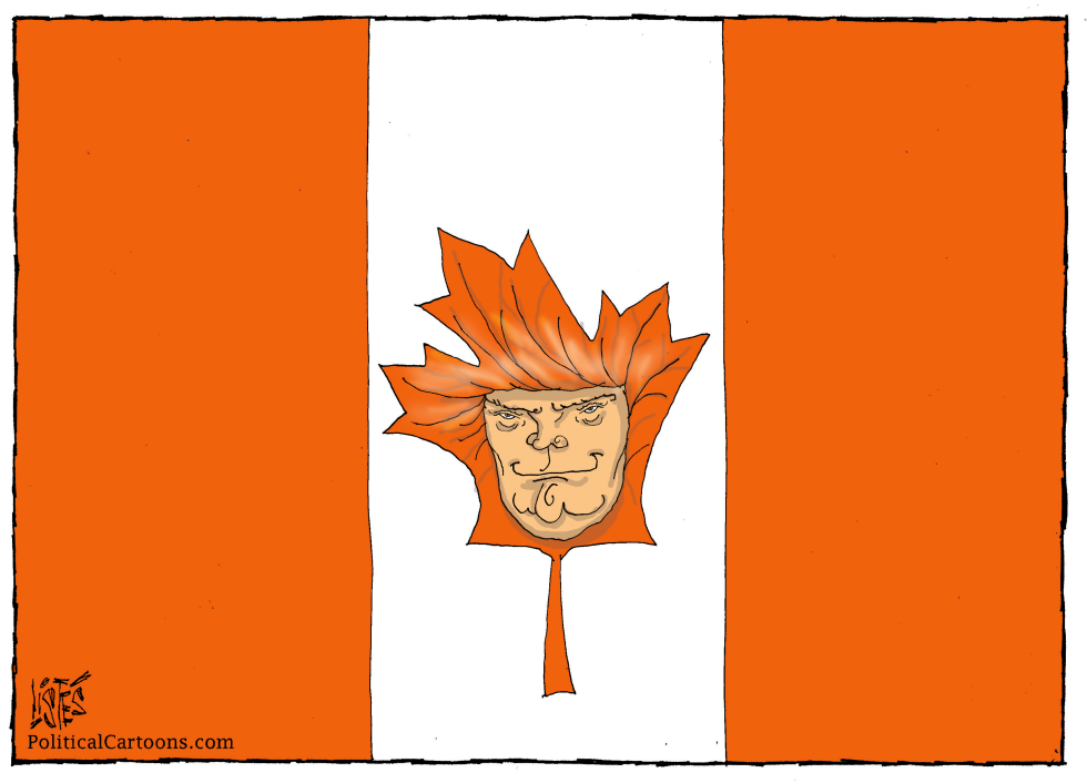 NEW TRUMP'S CANADIAN FLAG