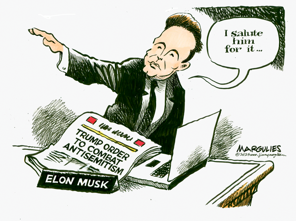 Elon Musk Salute