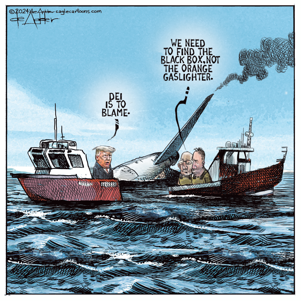 Orange gaslighter says DEI is to blame