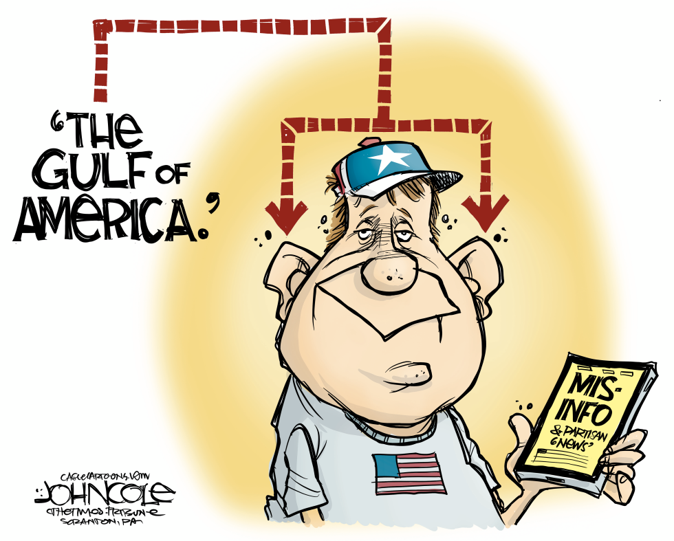 The gulf between America’s ears