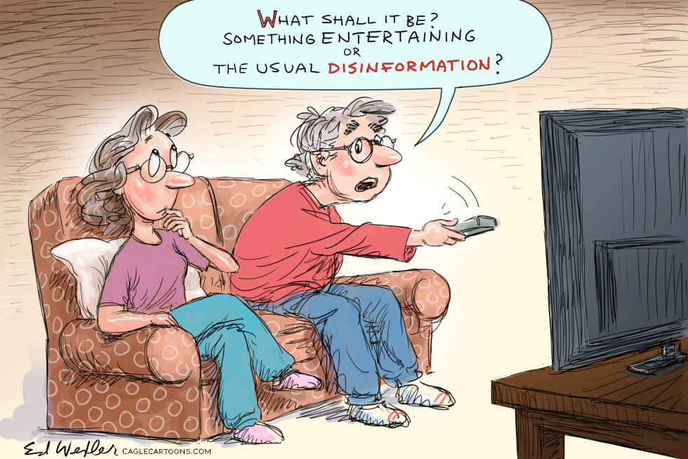 #1 THE USUAL DISINFORMATION by Ed Wexler