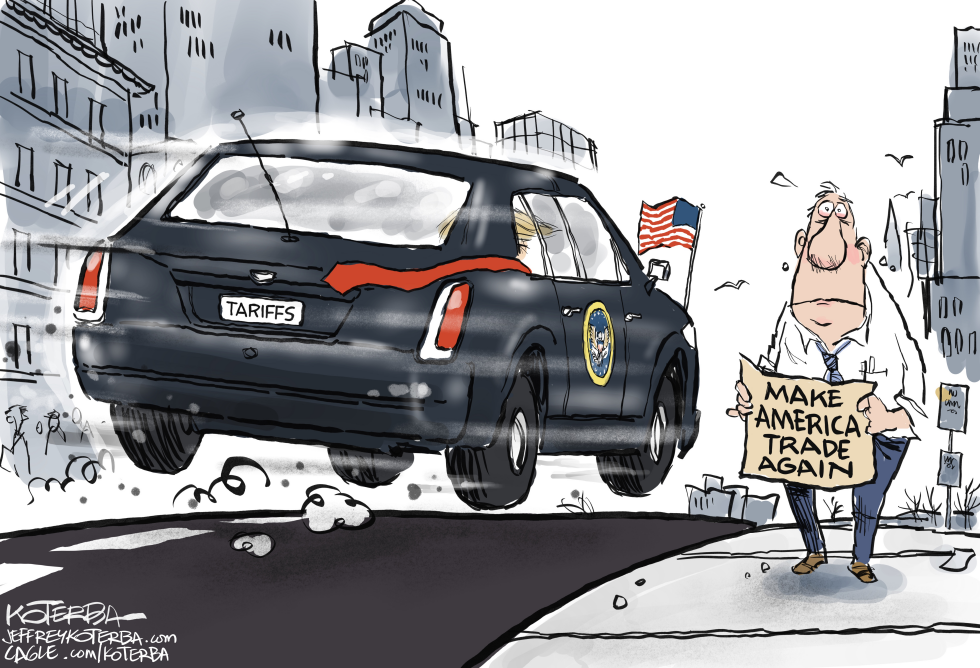#1 NOW COME TRADE WARS by Jeff Koterba