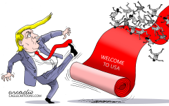 TRUMP'S POLICY ON ILLEGAL IMMIGRATION by Arcadio Esquivel