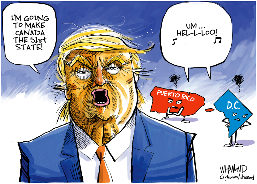 Trump wants to make Canada 51st state