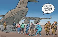 DEPORTATIONS TO SOUTH AMERICA by Patrick Chappatte