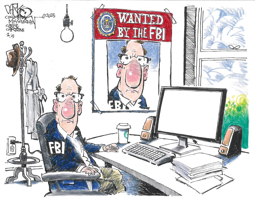 #1 FBI, WANTED BY THE FBI by John Darkow
