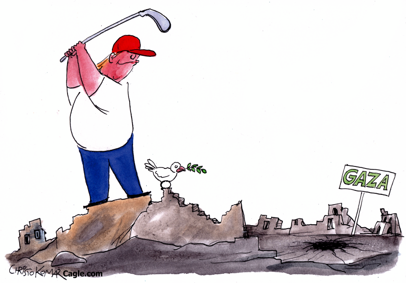 Trump at Gaza Golf&Beach Resort