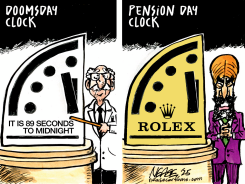 PENSION CLOCK by Steve Nease
