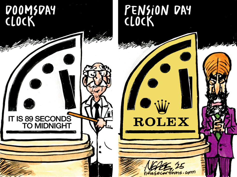 Pension Clock