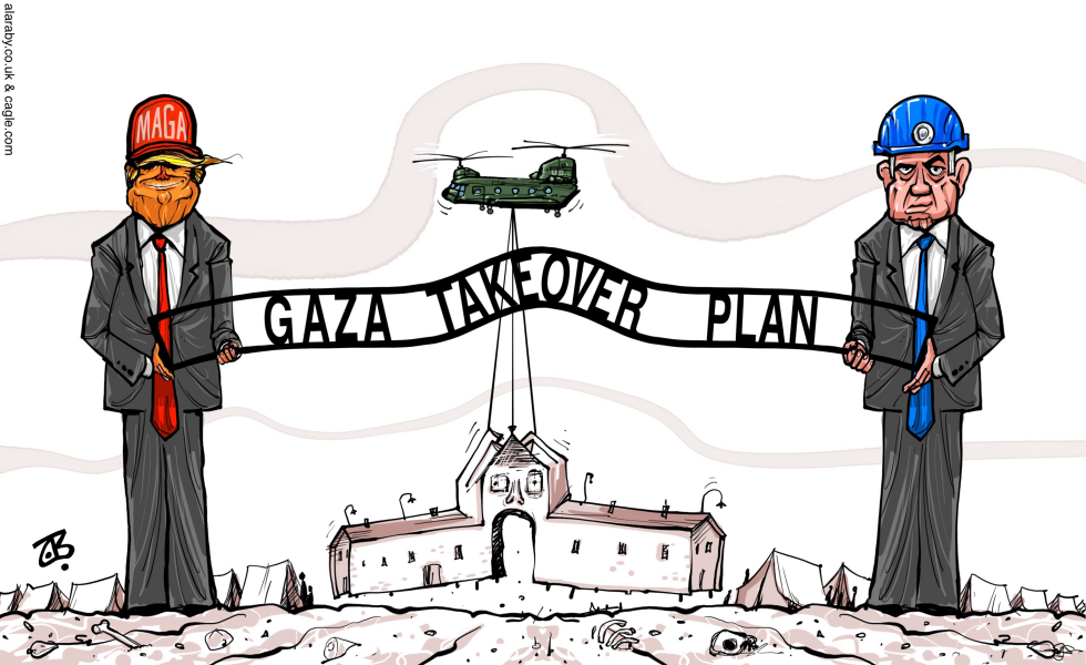Gaza Takeover Plan Trump Netanyahu Auschwitz Gate