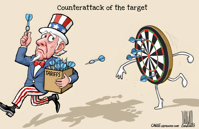 Counterattack of the target