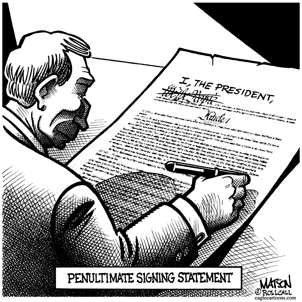 Penultimate Signing Statement