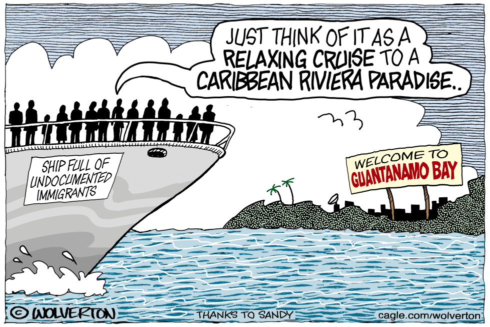 Undocumented Immigrants Vacation at Guantanamo Bay