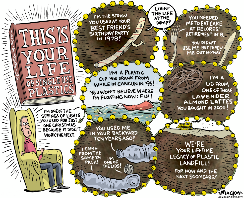 This is Your Life In Single Use Plastics!