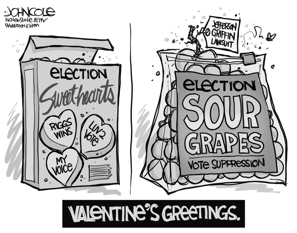 NORTH CAROLINA Jefferson Griffin’s sour grapes