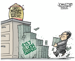 PENNSYLVANIA SHAPIRO BUDGET PLAN AND STATE SURPLUS by John Cole