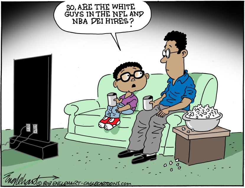 Boy Questions If White Athletes Count as DEI Hires in NFL and NBA