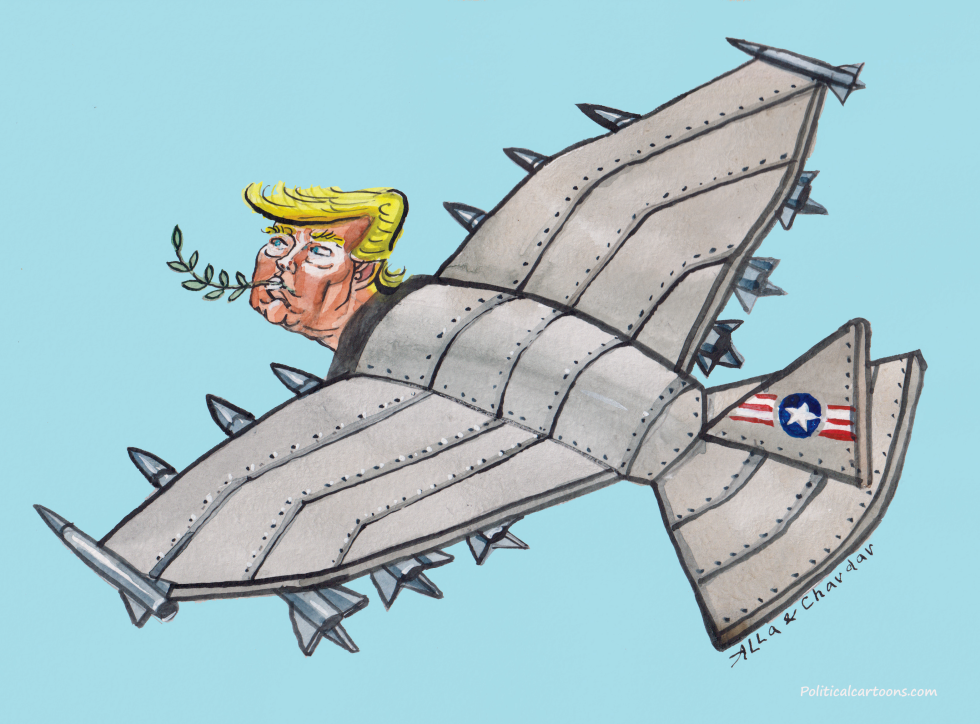 Dove of Peace over Gaza